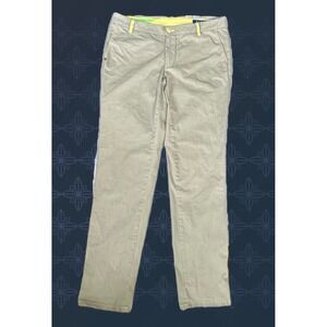 Dimattia Sanremo Mens Khaki Tan Chino Pants Handmade Tailored Italy Size 50 EU